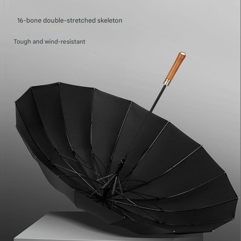 مظلة أوتوماتيكية بمقبض خشبي، 1 - مراجعة Golf Umbrella وسعره