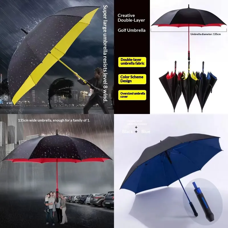مظلة جولف كبيرة مقاومة للرياح، - مراجعة Golf Umbrella Large وسعره
